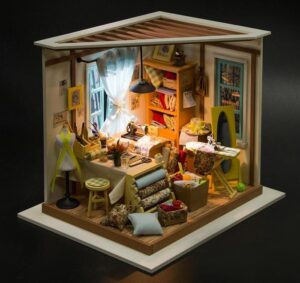 LISA´S TAILOR TIENDA DE TELAS EN MINIATURA DIY ROLIFE