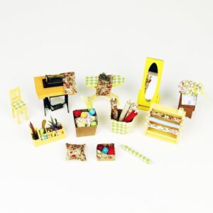 LISA´S TAILOR TIENDA DE TELAS EN MINIATURA DIY ROLIFE
