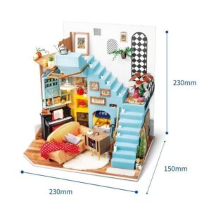 JOY´S PENINSULA LIVING ROOM COMEDOR EN MINIATURA DIY ROLIFE