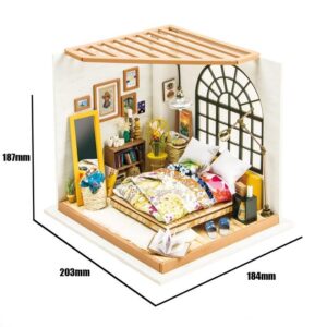 ALICE´S DREAMY BEDROOM HABITACION EN MINIATURA DIY ROLIFE