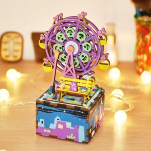 KIT CAJA DE MÚSICA MADERA DIY FERRIS WHEEL