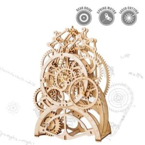 ROBOTIME PENDULUM CLOCK RELOJ DE MADERA PARA MONTAR
