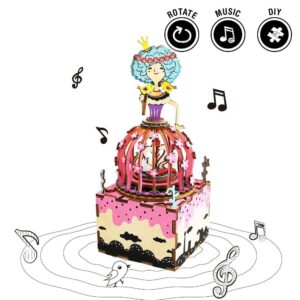 KIT CAJA DE MÚSICA MADERA DIY PRINCESS