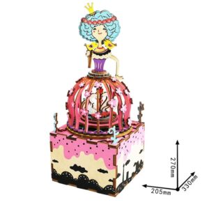 KIT CAJA DE MÚSICA MADERA DIY PRINCESS