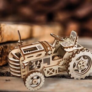 ROBOTIME MAQUETA MECÁNICA DE MADERA TRACTOR