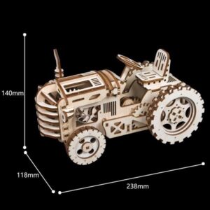 ROBOTIME MAQUETA MECÁNICA DE MADERA TRACTOR