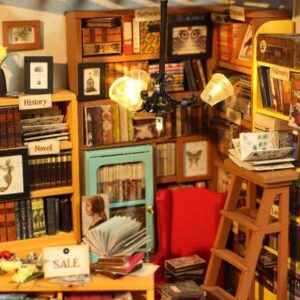 SAM´S STUDY LIBRERÍA EN MINIATURA DIY ROLIFE