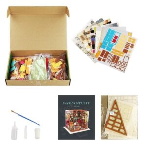 SAM´S STUDY LIBRERÍA EN MINIATURA DIY ROLIFE