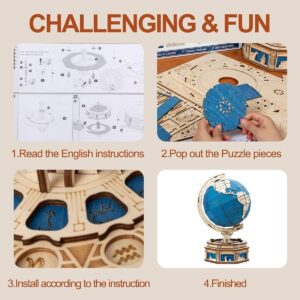 THE GLOBE RKR KIT MADERA DIY ROBOTIME