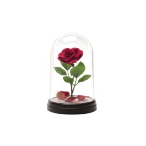 LAMPARA ROSA LA BELLA Y LA BESTIA