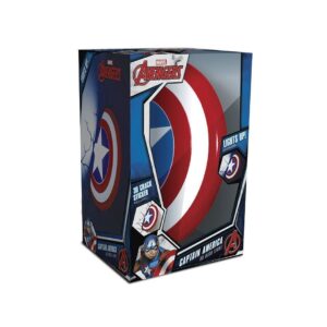 LAMPARA 3D ESCUDO CAPITAN AMÉRICA