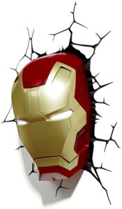 LAMPARA 3D CABEZA IRON-MAN