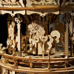 ROMANTIC CAROUSEL MUSIC BOX AMK62 ROBOTIME