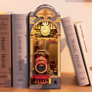 TIME TRAVEL SUJETALIBROS DIY RINCON MINIATURA ROLIFE