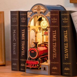 TIME TRAVEL SUJETALIBROS DIY RINCON MINIATURA ROLIFE