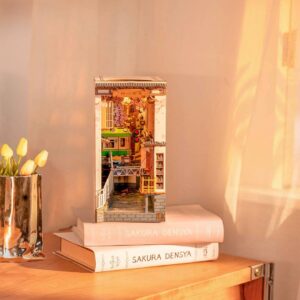 SAKURA DENSYA SUJETALIBROS DIY RINCON MINIATURA ROLIFE