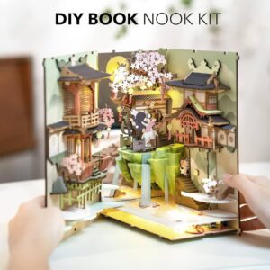FALLING SAKURA SUJETALIBROS DIY RINCON MINIATURA ROLIFE