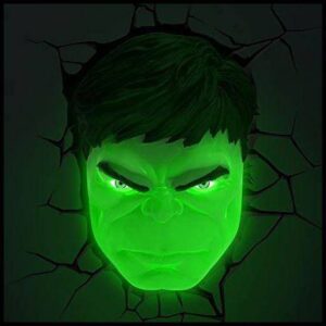 LAMPARA 3D CABEZA HULK