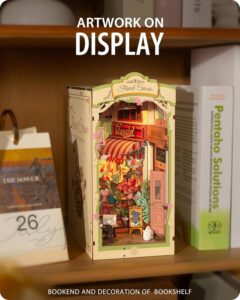 FLORAL CORNER SUJETALIBROS DIY RINCON MINIATURA ROLIFE