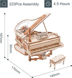 MAGIC PIANO CAJA DE MUSICA MECANICA DIY ROKR ROBOTIME