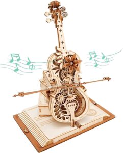 MAGIC CELLO CAJA DE MUSICA MECANICA DIY ROKR ROBOTIME